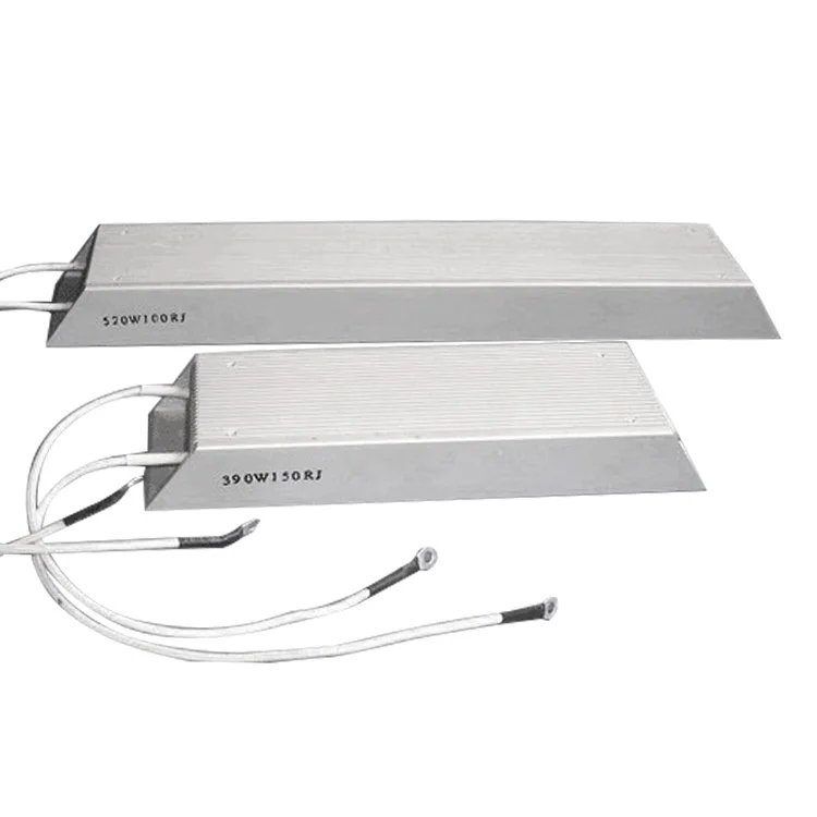 Power load Aluminum Housed wirewound braking resistor small size Aluminum Crust High Power wire wound Aluminum 100W