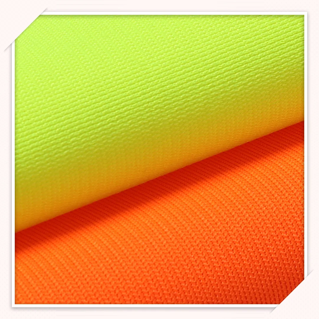 
Safety Vest Fluorescent Color 100% Polyester Fabric Dty Reflective Cloth Fabric For Police Uniform 