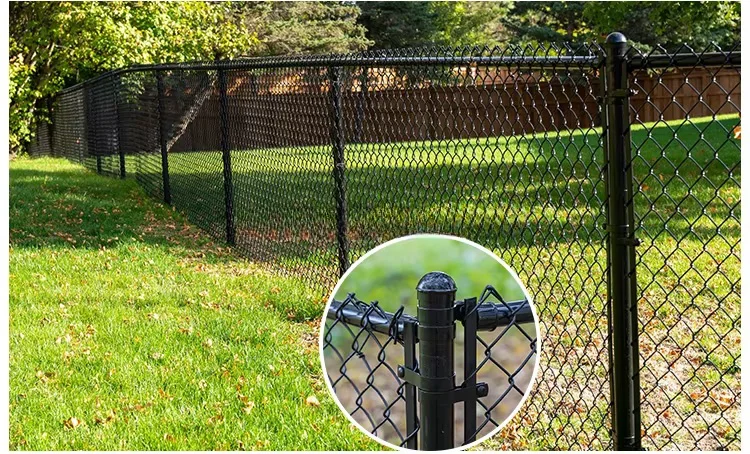 Customized Cyclone PVC Coated Wire Fence Diamond Wire Mesh Netting Panel Galvanized Industry Chain Link Fence