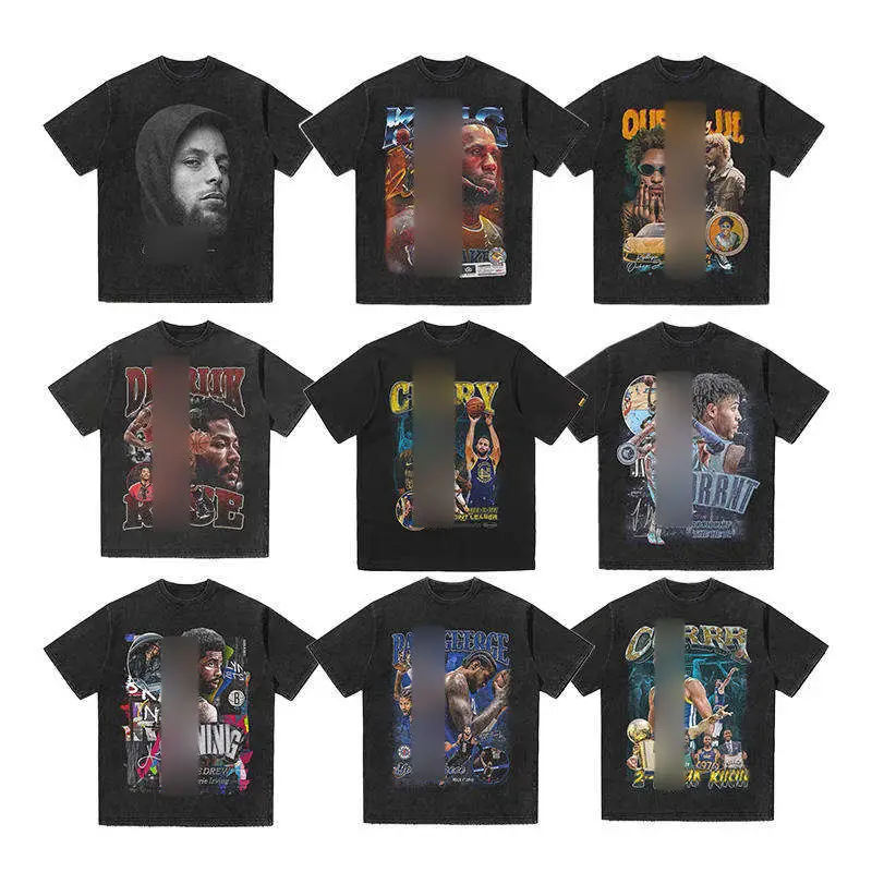 Manufacturers custom print vintage tee heavyweight 300 gsm cotton oversized graphic t shirt