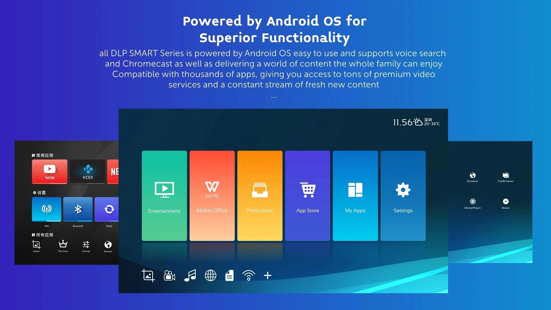 Горячая распродажа дешевый Vivibright J10 Android 4K Портативный мини видео смартфон 3D DLP Wi-Fi проекторы для домашнего