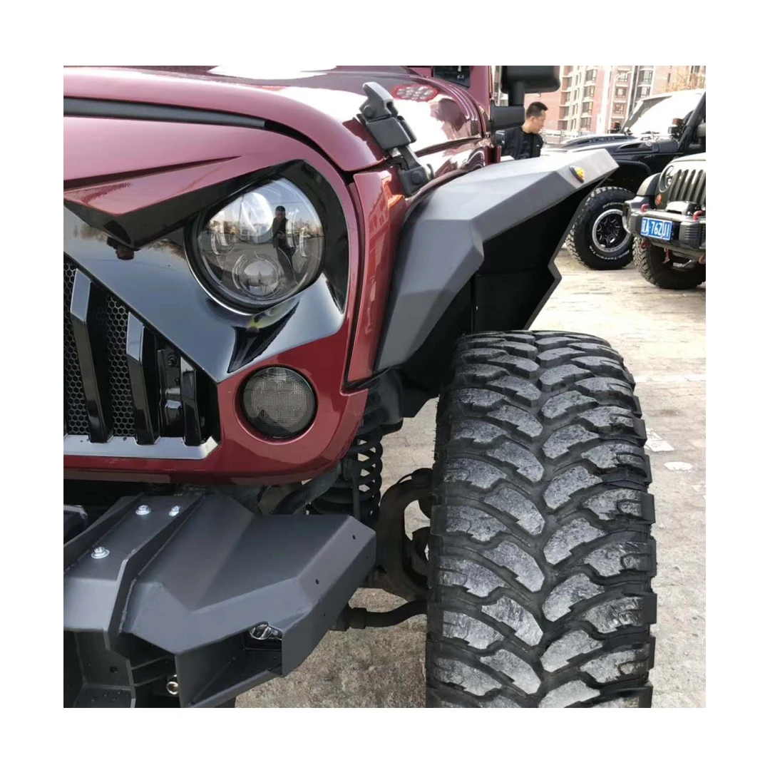 Lantsun J342 Fender Flare For Jeep for Wrangler JK 2007+ exterior accessories