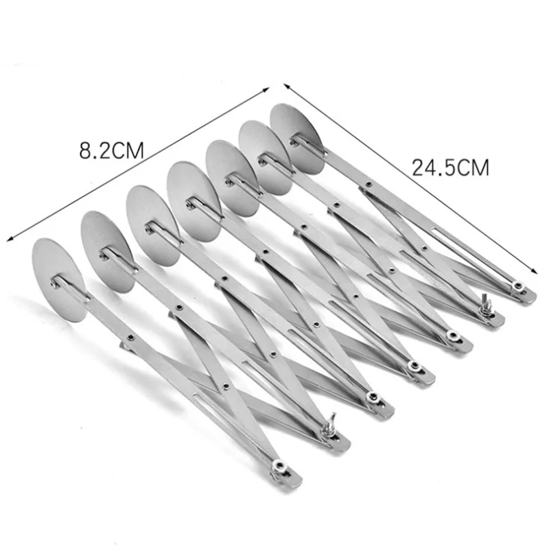 Hot Adjustable 3/5/7 wheel pastry stainless steel pizza dough pasta rocker wheel  cutter  in pizza tools