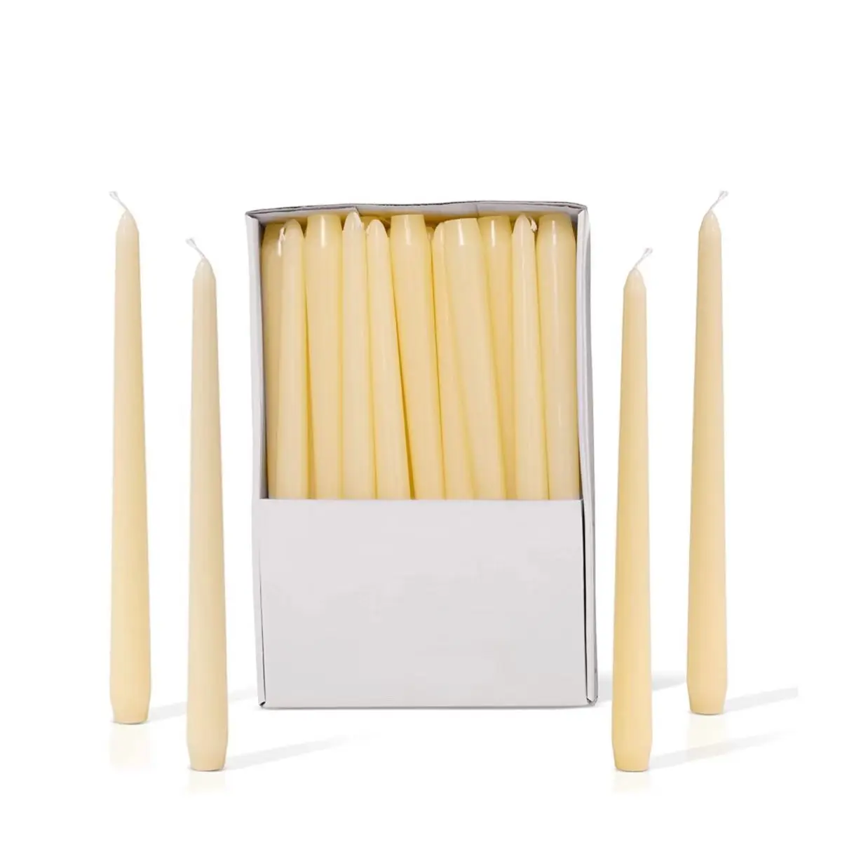 candle factory wholesale cheap wax white bright stick candle with 70% paraffin and 30% palm wax