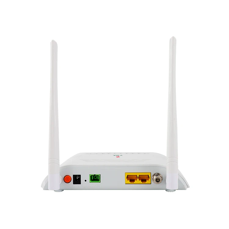 1GE + 1FE + WIFI + CATV EPON ONU с двумя 5 dbi антеннами, требующими фиксированных сетевых операторов или кабельных операторов, телевизионных сетей