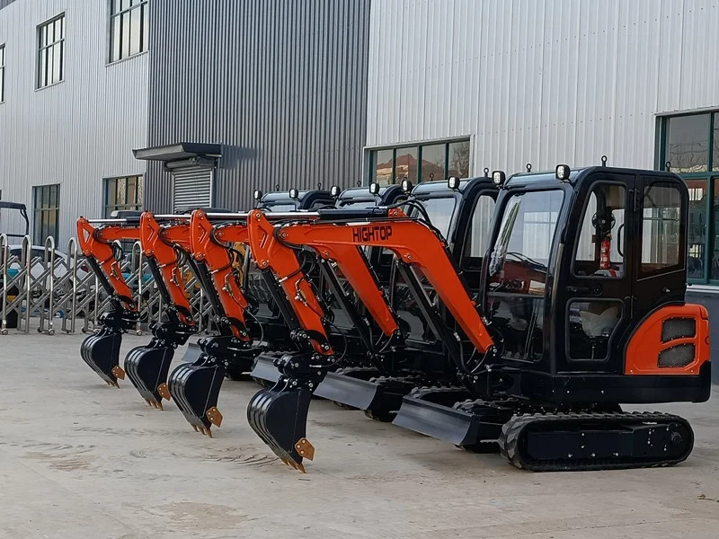 Hot Sale China New Mini Excavator Multi Function  small mini excavator 1.8 ton excavator digging machine