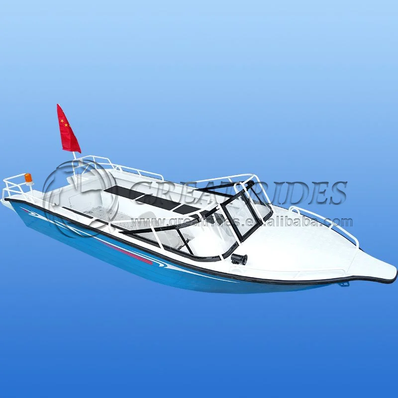 18.4Ft/5.6m Speed Boat With Windshield Top Quality Leisure Racing Speed Boat Without Motor For Sale