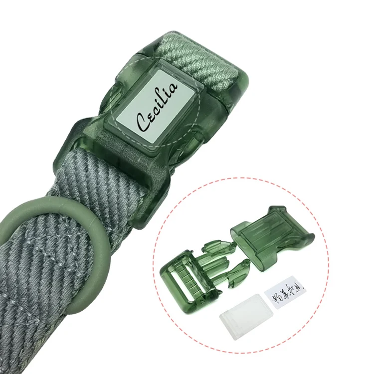 Перезаряжаемые через USB ошейники для домашних животных, светодиодные ошейники для собак, регулируемые ошейники для домашних животных