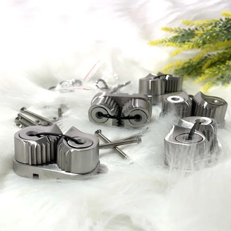 Marine hardware accessories stainless steel boat bearing cam cleats for sailboat yacht and pilates