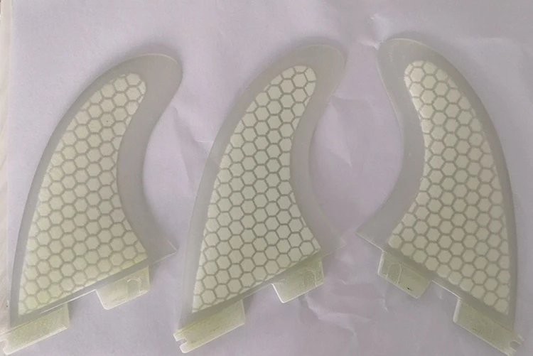 
Good quality colorful fiberglass surfboard fin with honey comb 