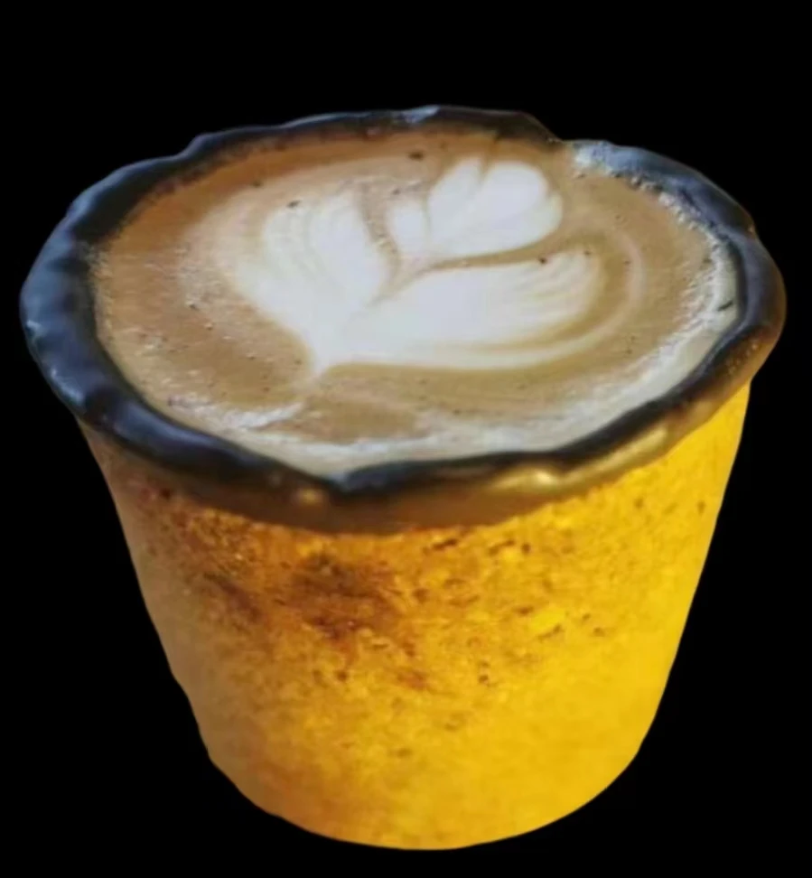 Высококачественные высокотемпературные вафли ручной работы, овсяное печенье, кофейная чашка, кофейная кружка ручной работы