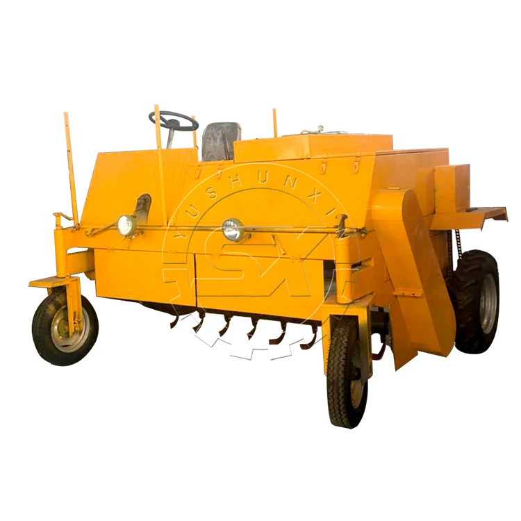 Mushroom compost turner machine/Moving type compost turner