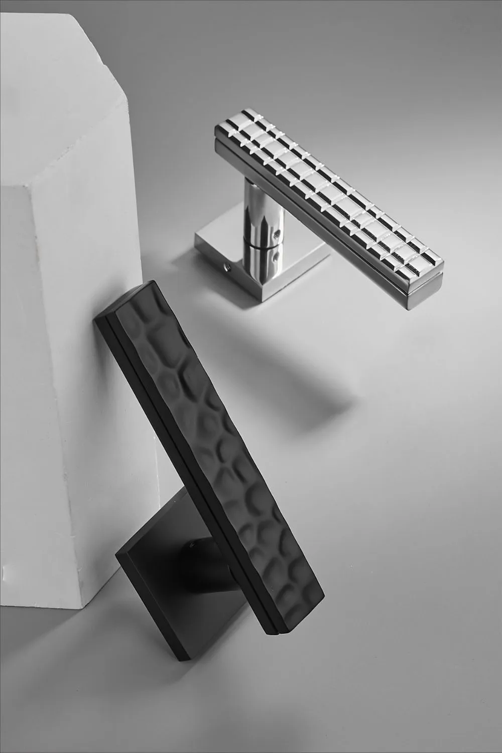 New Chinese room lock Bedroom hotel quiet door household brass split lock mechanical square handle lock