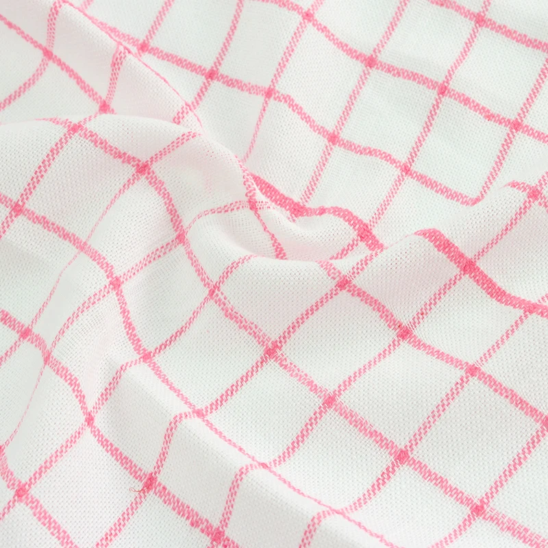 
Popular 3 Colors New Checked Pure Cotton Custom Tea Towel Printing 