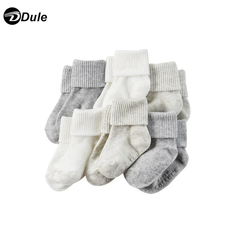 DL-I-1228 baby terry socks baby thick winter socks terry cuff socks