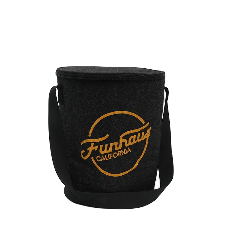 Custom Round Insulated Thermal Wine Bottle Cooler Tote Carrier Bag Accept Customized Logo as Customized Color Chaocheng Cartoon
