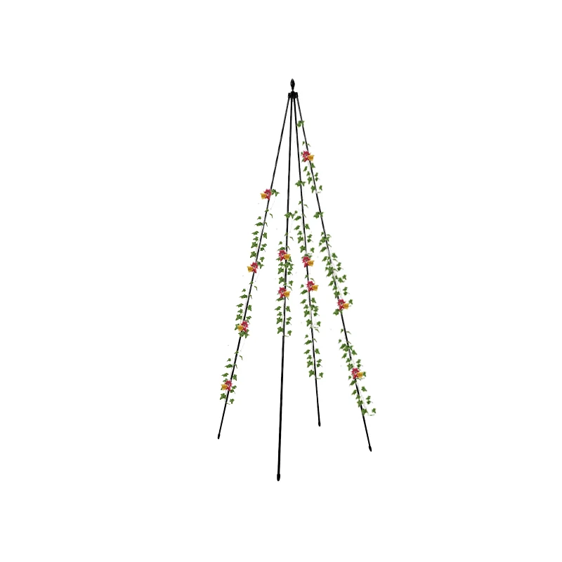 Rose Flower Growing Plant Support Rack Outdoor Pyramid Garden Obelisk