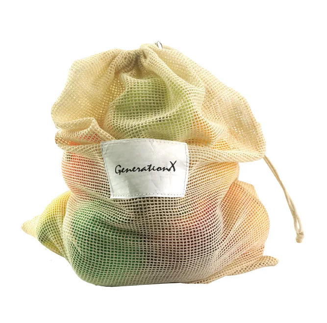  Горячая продажа Хлопок Сетка drawstring сетка сумка Овощной Фрукты Упаковка