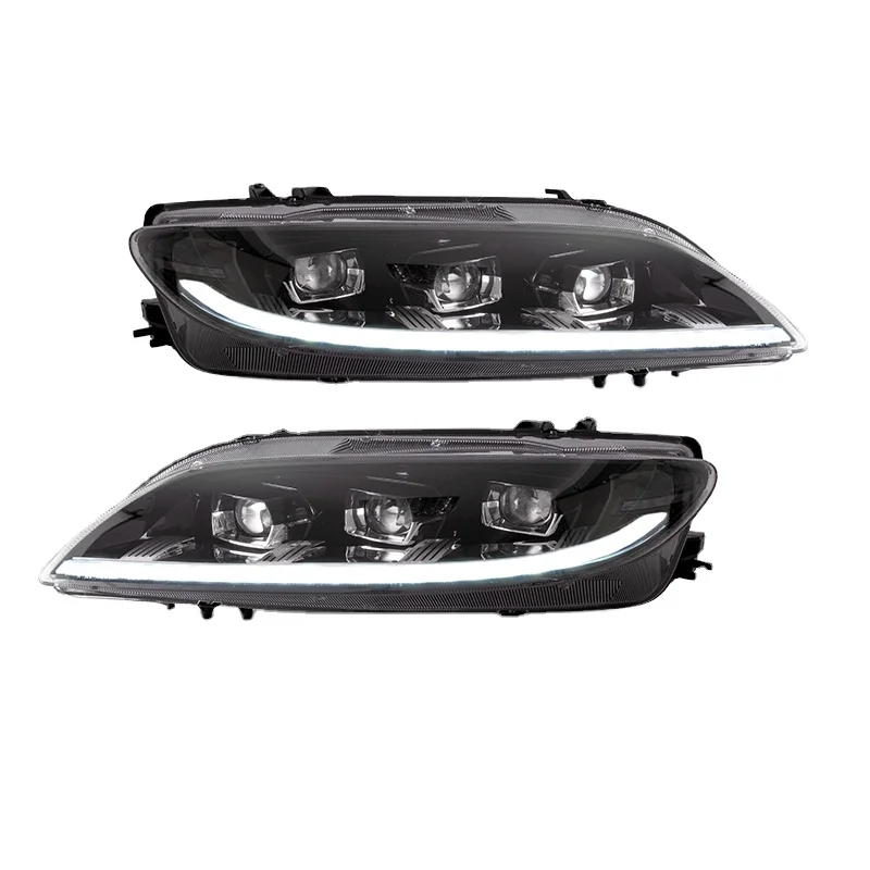 VLAND Car Lamp Assembly For Mazda 6 Headlight 2003-2015 With Start Up Animation DRL Full LED Front Lights Sequential Turn Signal