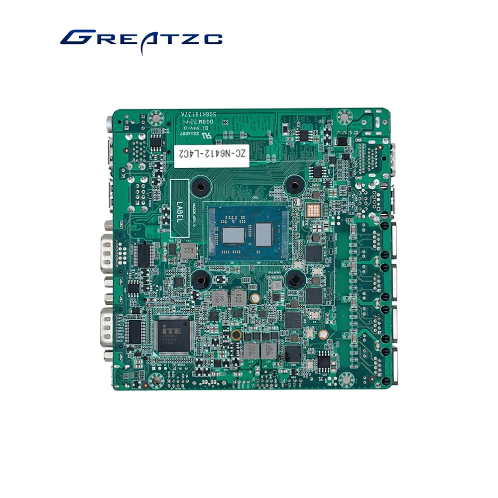 ZC-N6412-L4C2 12v Firewall Motherboard 4 nic With J6412 CPU