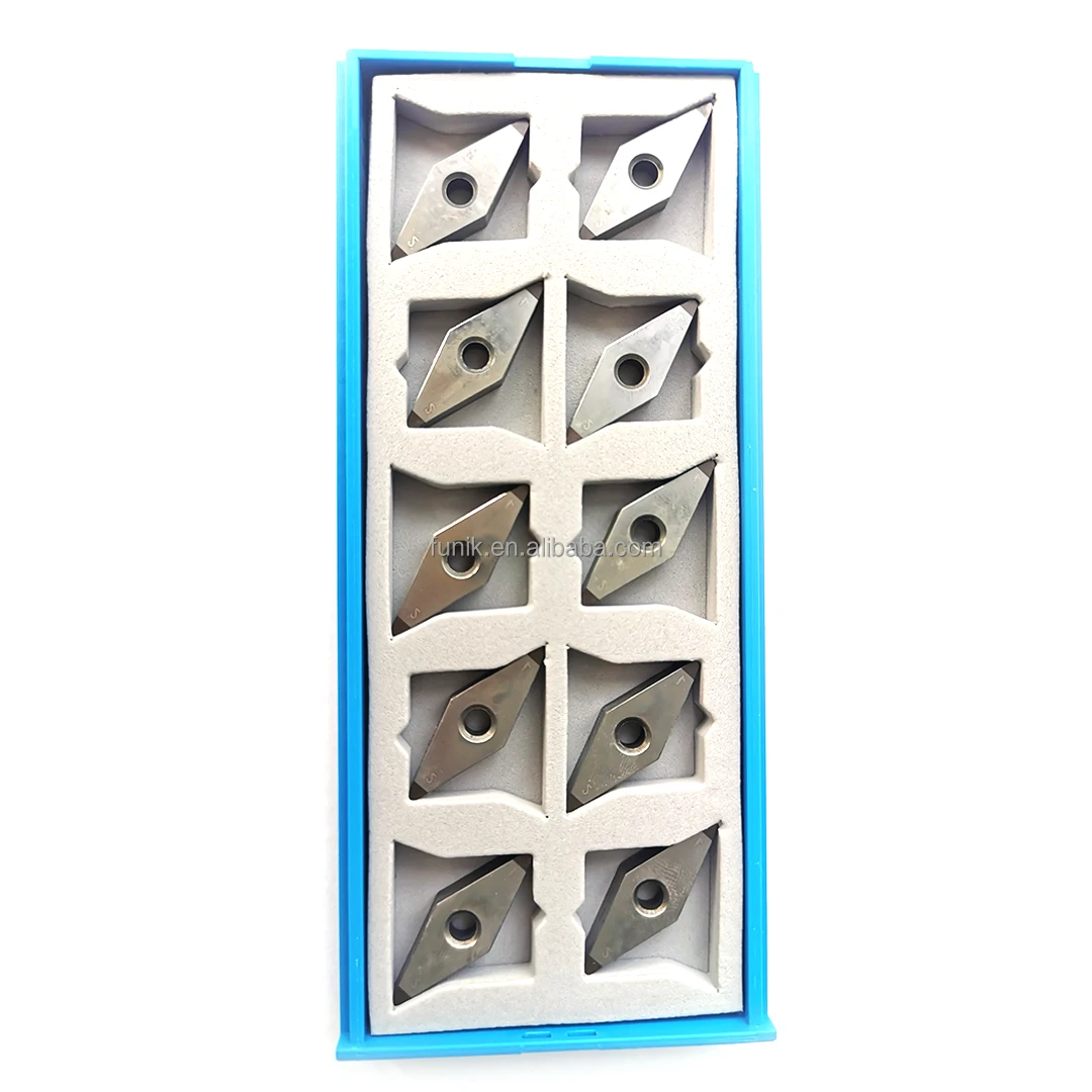 FUNIK brazed PCBN cutting insert DNGA CBN insert DNGA1504 DNGA1104 DNGA1506
