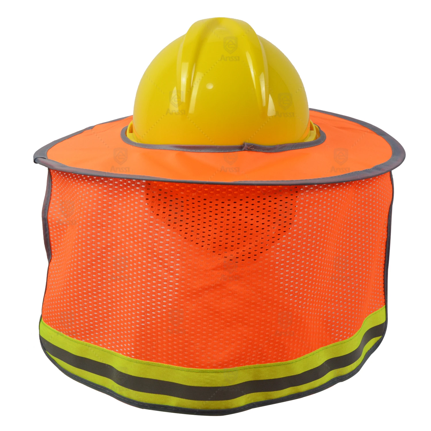 Brisk cooling mesh climbing neck protection hard hat sun shade visor with motorcycle breathable sun shield