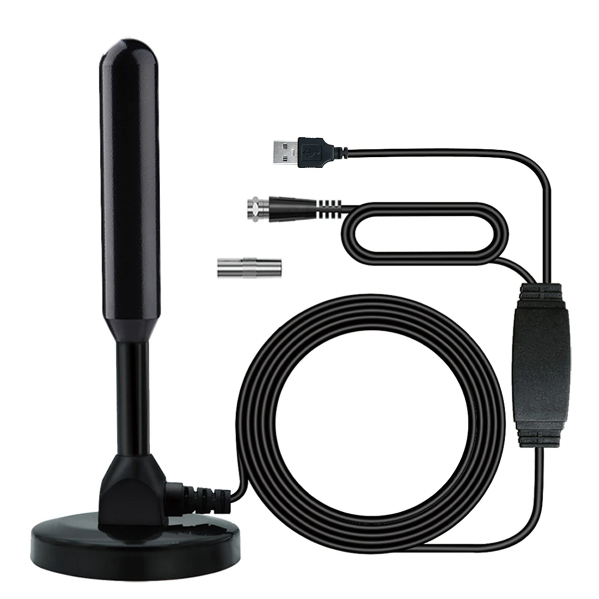 Digital TV Antenna Indoor With Amplifier and Signal Booster Portable HD Antenna for TV Indoor