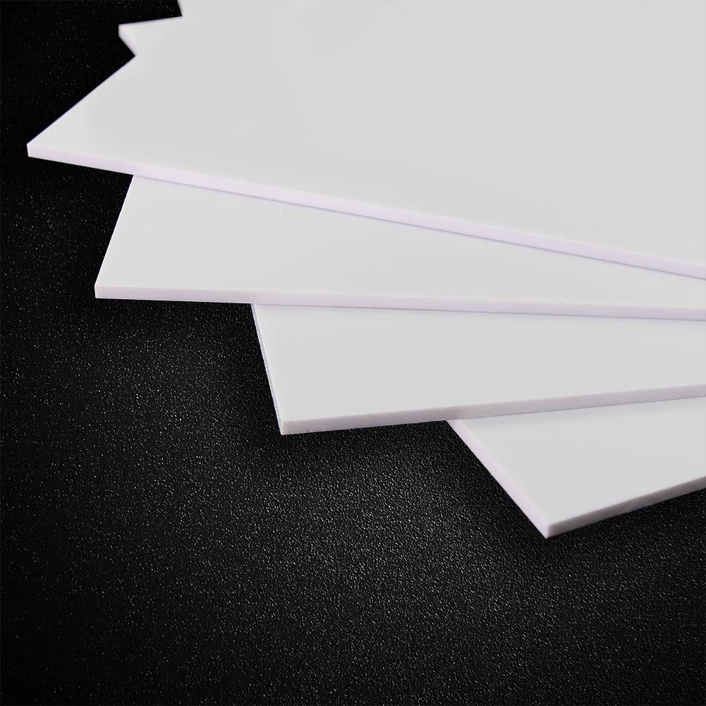 ABS17 ABS Styrene Sheet White Model Architectural Material Plastic 0.5mm 1mm 1.5mm 2mm 3mm ABS Sheet