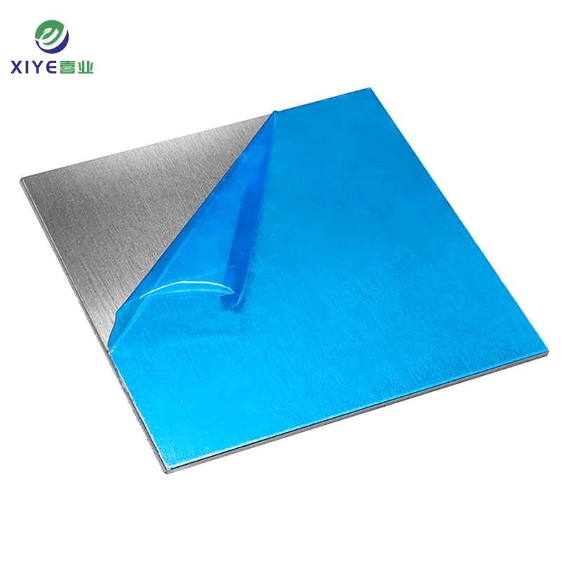 custom dimension weather resistance stainless protection blue film laser cutting protective film for stainless steel sheet