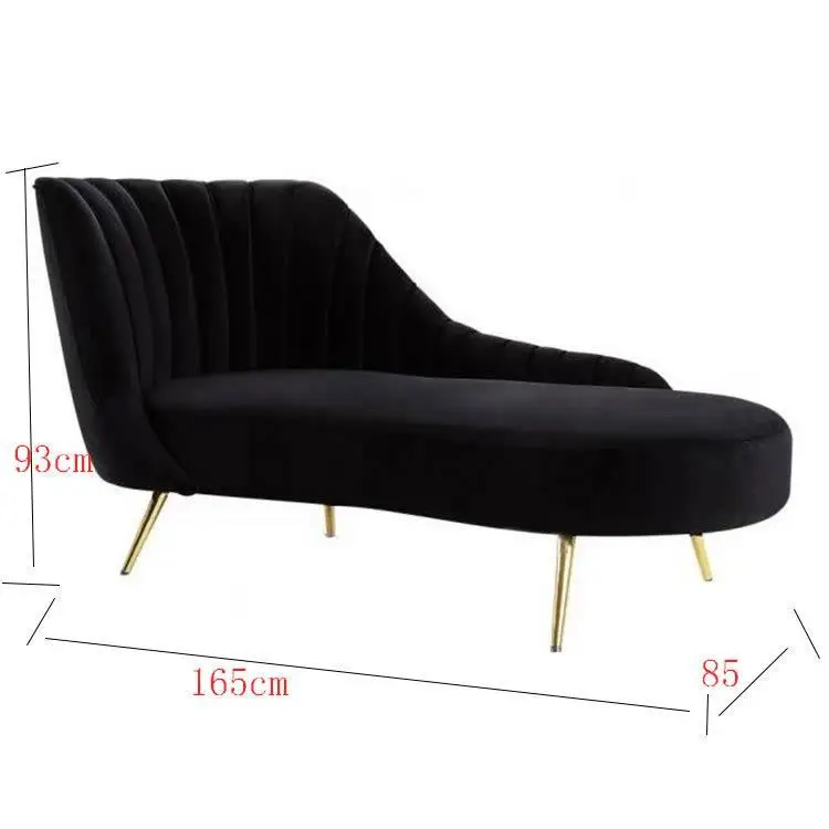 Wholesale Living Room Furniture Chaise Long Recliner Couch home luxury Velvet Pink Couches Sofa
