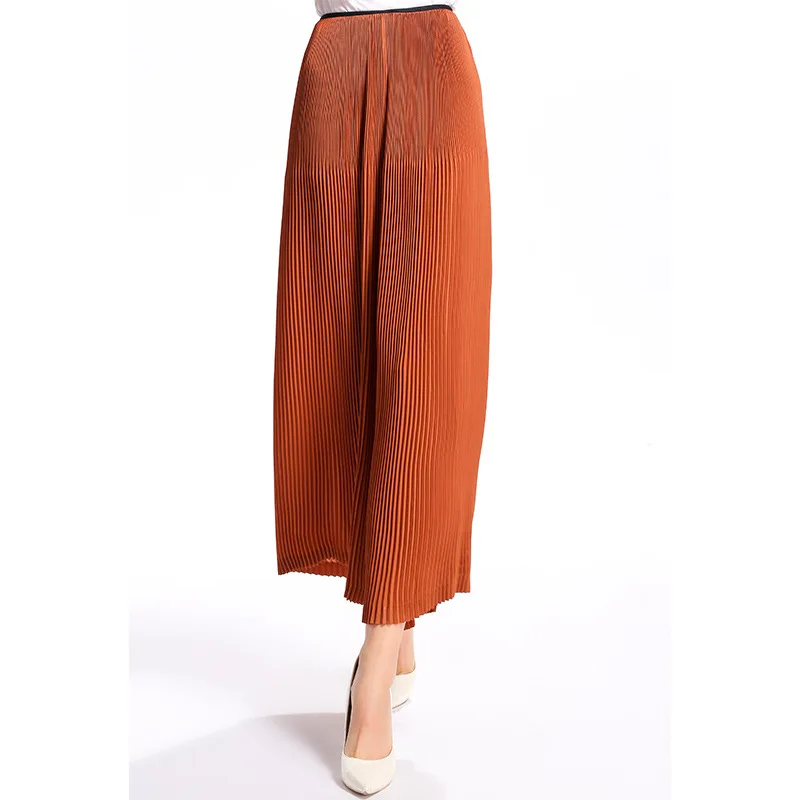 Latest design Fashion comfortable texture wide leg casual yoga Pleated Pants