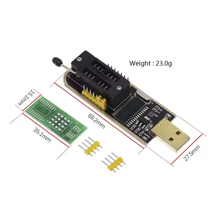 CH341 USB programmer chip BIOS flash with software and driver programs USB