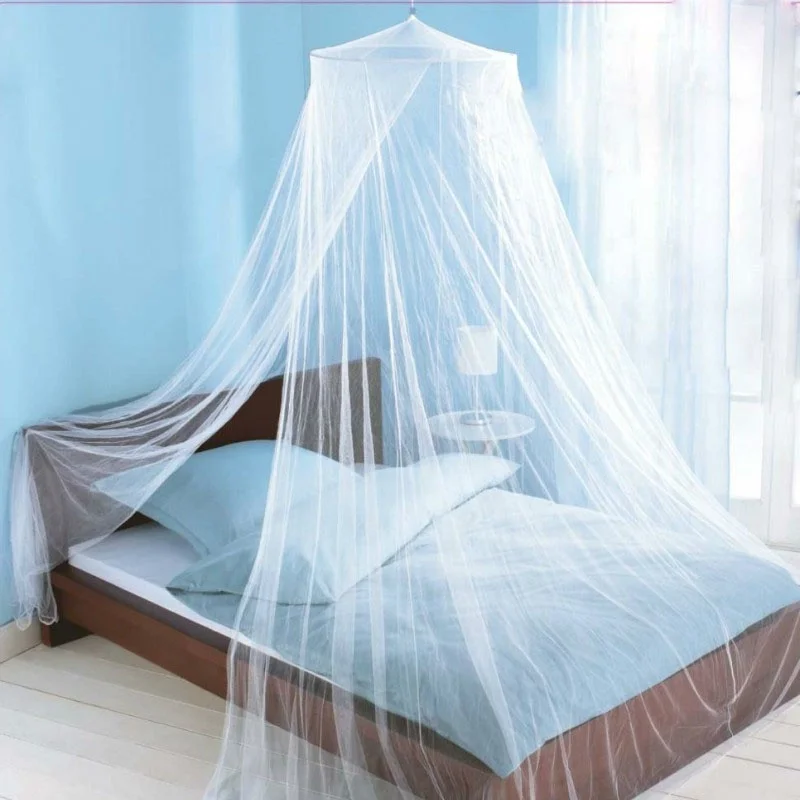 Circular Mosquito Net Princess Foldable King Size Bed