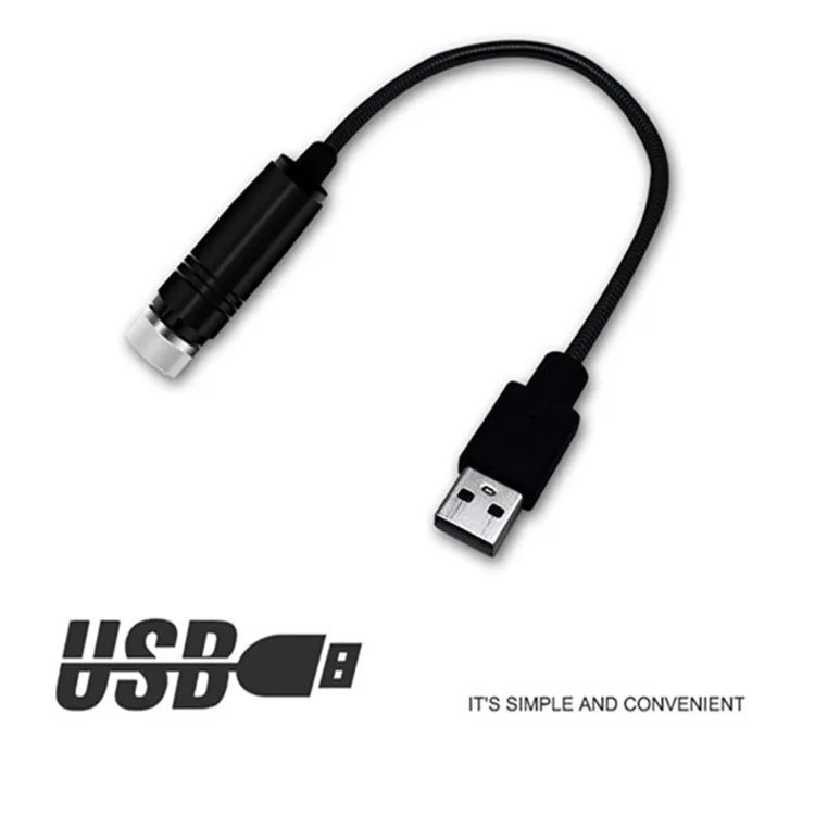  Светодиодная лазерная проекция на крышу автомобиля атмосферный свет с USB звездный ночной декор лампа