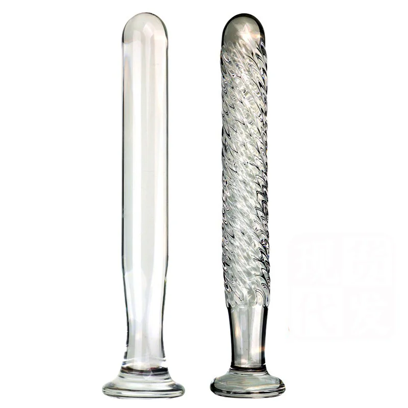 Customize Safty Glass Dildo Big Penis Female Masturbation Adult product Sex toy for Women and Men