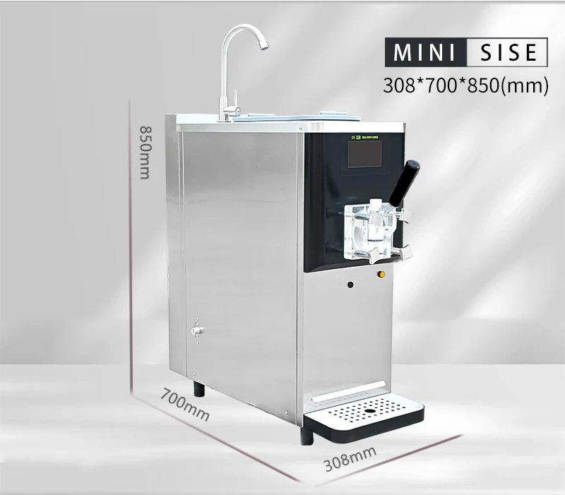 Brazil Acai Yogurt Milkshake Blending Machinery Soft Ice Cream Machine