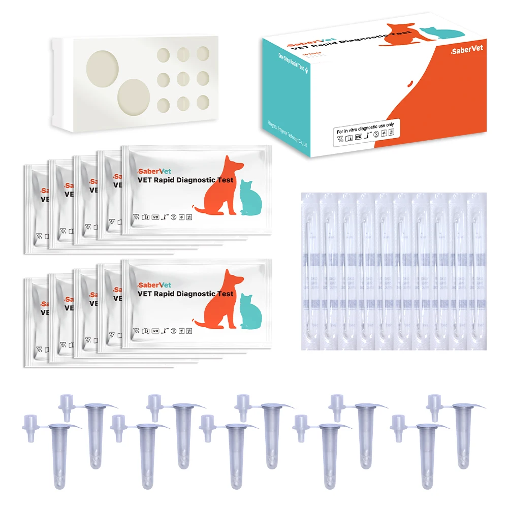 Hangzhou ITGen quality wholesale price veterinary kit canine influenza virus antigen rapid test for dogs