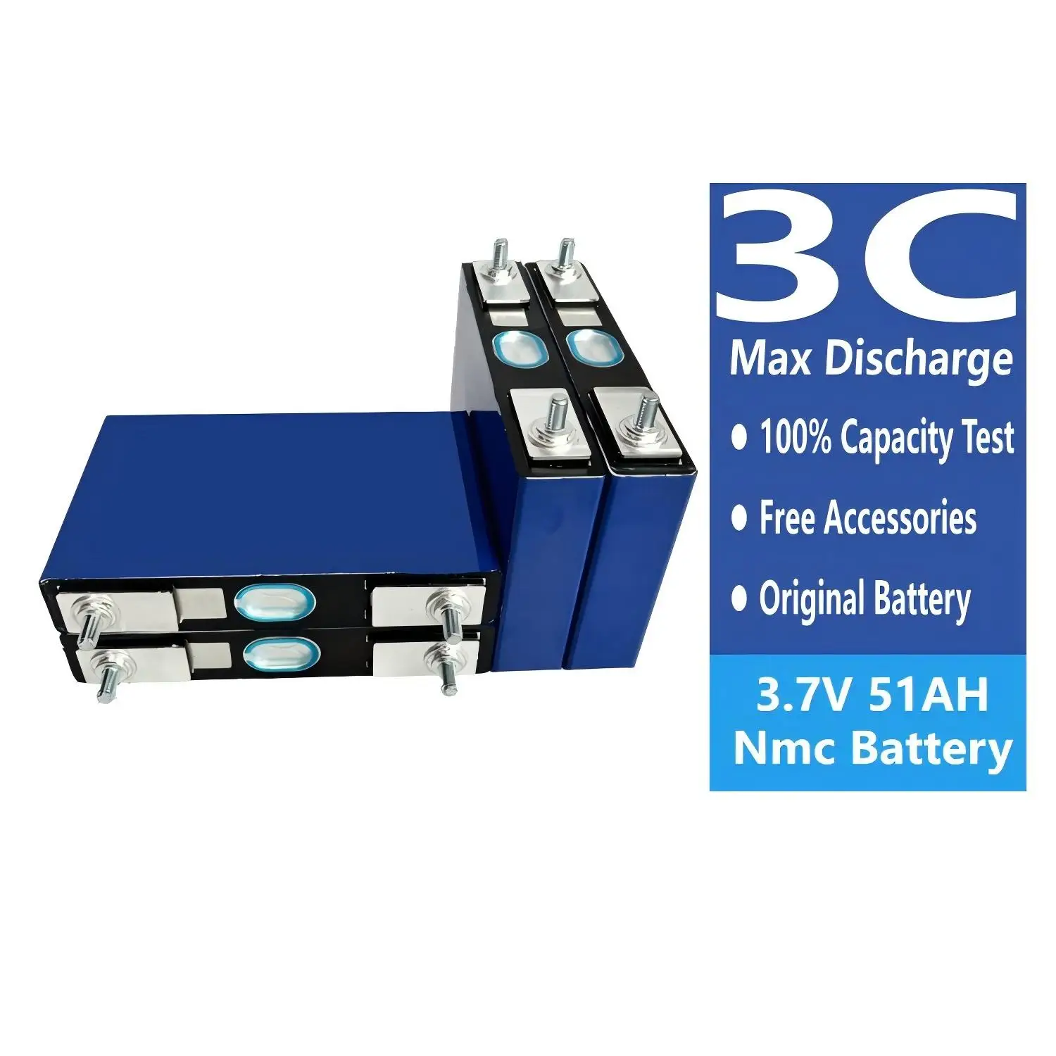 Аккумуляторные батареи Xiho Catl BYD 3 7 В 50 А/ч 51 Нсм 811 батарейки с призматическим элементом батарея Nmc для электрических скутеров велосипедов RV Akku