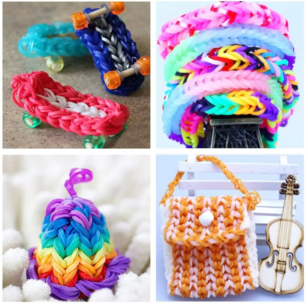 Kids Educational Toy  Rubber Bands Loom Set for Crafts Educational Toys