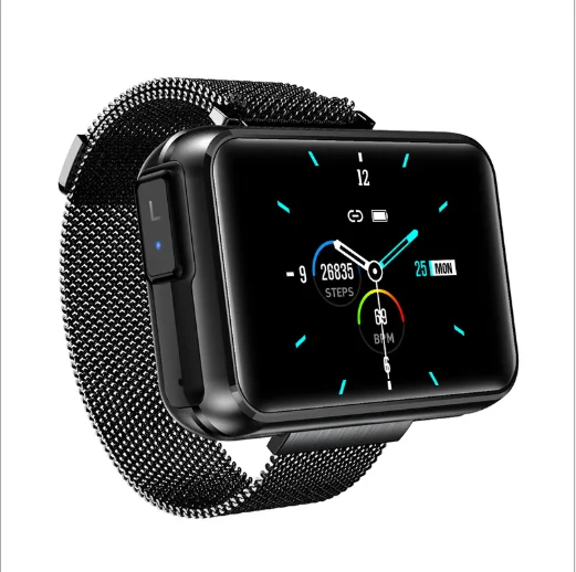 
 Смарт-браслет T91 2 в 1 с поддержкой пробуждения, Hi-Fi 6D BT, музыкальный плеер с голосовым управлением, экран 5,0 дюйма IPS, спортивный TWS  