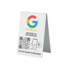 Full color printing Contactless Plastic NFC Google Review Card N215 for Social Media NFC Business Card