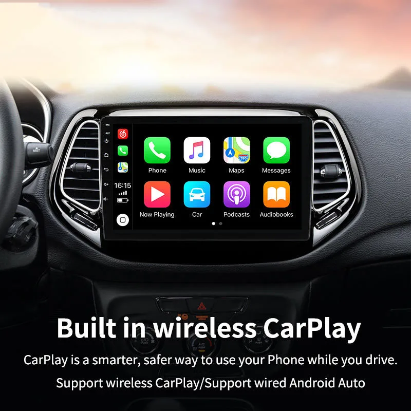 Strongseed  carplay Android auto navigator for Tesla style Cadillac SRX 2009-2012 vertical screen car gps dvd radio player