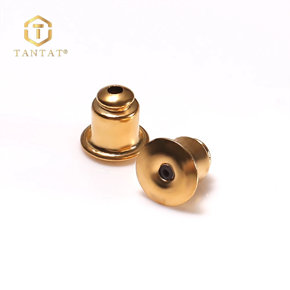 Hottest Bullet Clutches Silver Gold Plated Back Stopper for Post Earrings Jewelry Findings