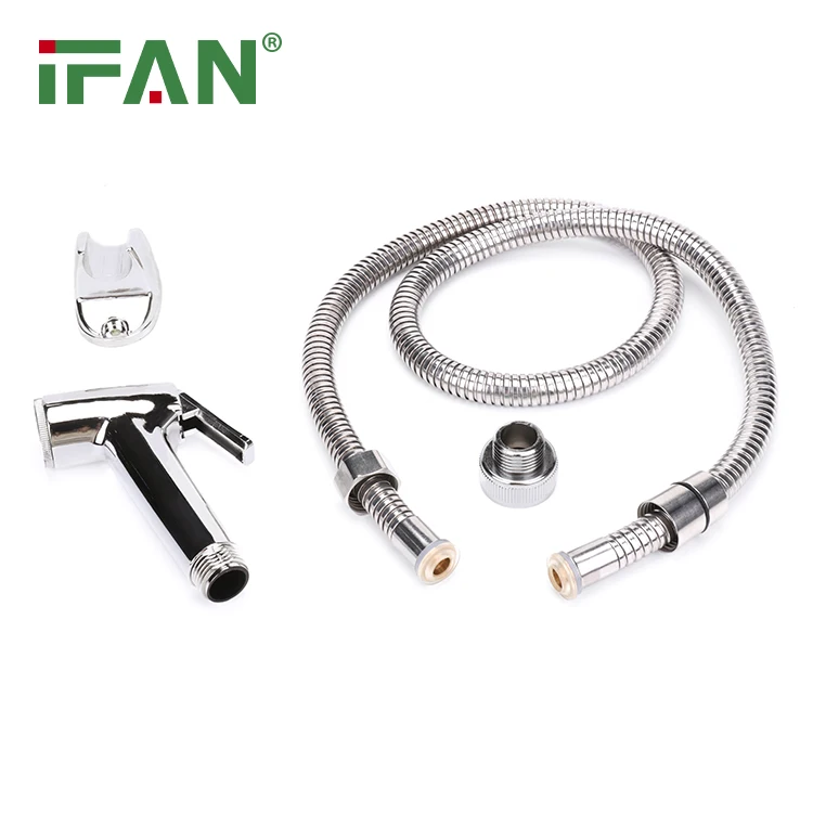 IFAN Manufacture Douche Spray Gun Shower Self Cleaning Chrome Shattaf Bidet Sprayer Stainless Steel Bidet Spray