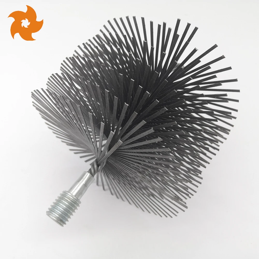 Прочное Оборудование для чистки дымохода цилиндрического типа 150 мм щетки из стальной проволоки