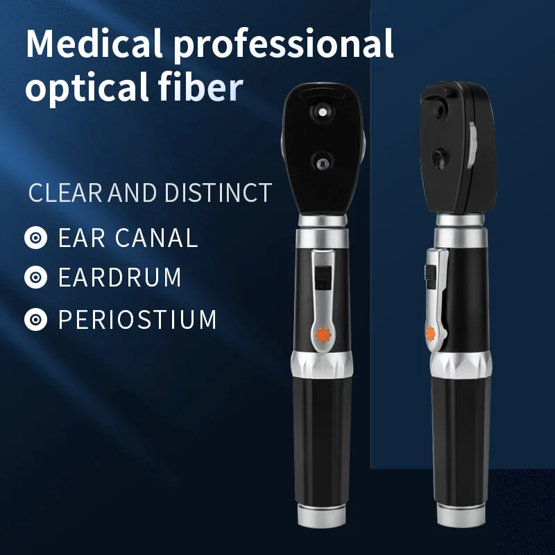 Ophthalmic Portable Medical Set Easy Use Handheld Eyes Diagnostic Pocket Black Color Direct Ophthalmoscope