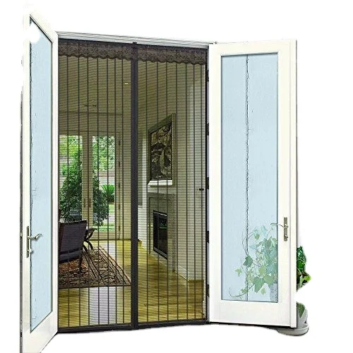 
FREE SAMPLE 260*150 CM Magnetic Screen Door With Heavy Duty Mesh Curtain Frame 