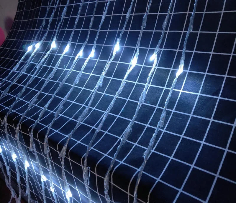 LED Meteor Shower Rain Curtain lights Water Flow Waterfall Window lamp 3X2/3/6M Wedding Christmas Garland Decor String lights