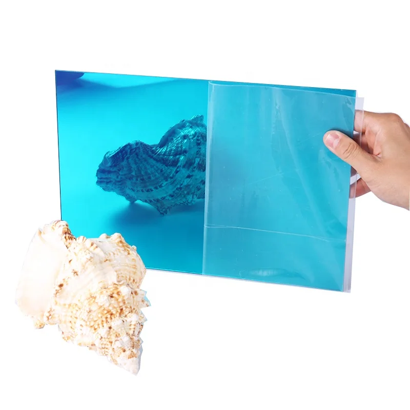 High Reflective 1220x2440mm Gold Silver Rose God Mirror Acrylic Sheet Full Length Mirror Wall Mirror Stickers