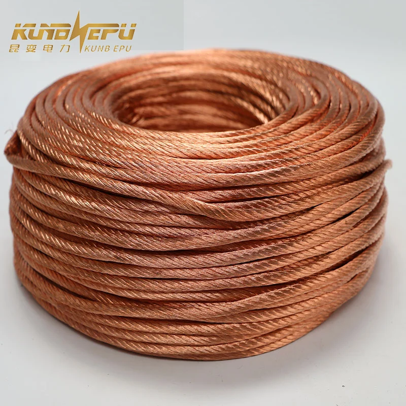 KUNB customized high quality copper clad steel stranded wire pvc insulated & solid conductor for earth application OEM/ODM